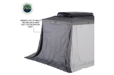 Image of Overland Vehicle Systems Nomadic 270 LT Awning Wall 3 / 4 Passenger Side, 18359909
