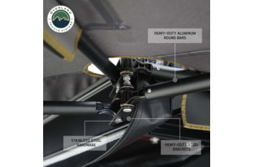 Image of Overland Vehicle Systems Nomadic 270 LTE Passenger Side Awning w/Bracket Kit, 19689909