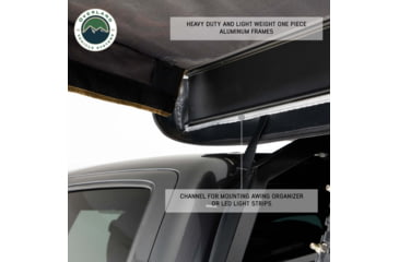 Image of Overland Vehicle Systems Nomadic 270 LTE Passenger Side Awning w/Bracket Kit, 19689909