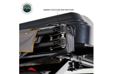 Image of Overland Vehicle Systems Nomadic 270 LTE Passenger Side Awning w/Bracket Kit, 19689909