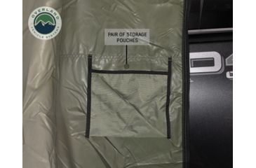 Image of Overland Vehicle Systems Nomadic 4 Annex Base, Green/Black, 100 x 80 x 82 in, 18049836