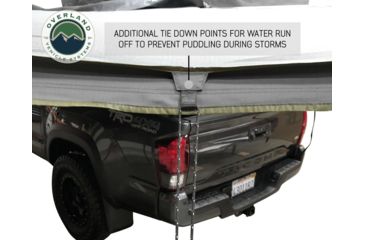 Image of Overland Vehicle Systems Nomadic Awning 270 Cover, Passenger Side, Dark Gray/Black, 240 x 157 x 88.5 in, 19529907