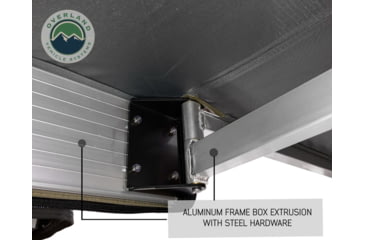 Image of Overland Vehicle Systems Nomadic Awning Tent 180 Degree 88 SF of Shelter With Zip In Wall, Dark Gray, 19619907