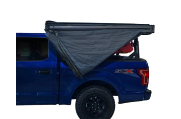 Image of Overland Vehicle Systems Nomadic LT 270 Awning &amp; Wall 1, 2, &amp; Mounting Brackets - Driverside, Grey/Green, 19579907