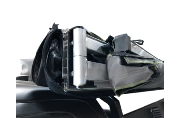 Image of Overland Vehicle Systems Nomadic LT 270 Awning &amp; Wall 1, 2, &amp; Mounting Brackets - Driverside, Grey/Green, 19579907
