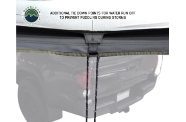 Image of Overland Vehicle Systems Nomadic LT 270 Awning &amp; Wall 1, 2, &amp; Mounting Brackets - Passenger Side, Grey/Green, 19589907