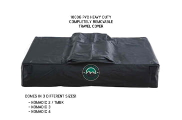 Image of Overland Vehicle Systems TMBK Roof Top Tent w/ Rain Fly - 3+ Persons, 4 Season, Tan/Green, 18119933