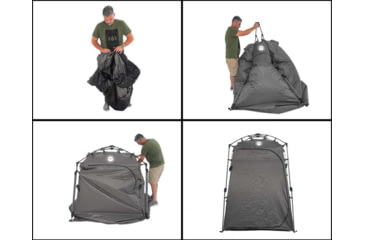 Image of Overland Vehicle Systems Wild Land Camping Gear Changing Room, Shower, Grey, 5 x 5 x 6.75 ft, 26019915