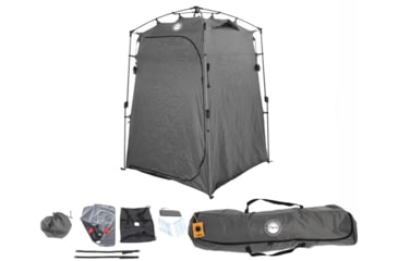 Image of USED Overland Vehicle Systems Wild Land Camping Gear Changing Room, Shower, Grey, 5 x 5 x 6.75 ft, 26019910, EDEMO1