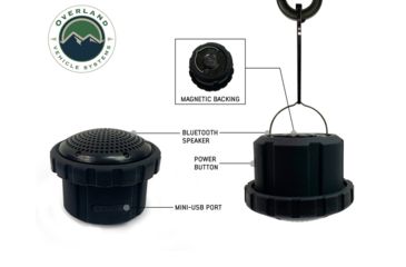 Image of Overland Vehicle Systems Wild Land Camping Gear, UFO Solar Light, Light Pods, Speaker, 15049901