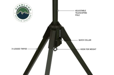 Image of Overland Vehicle Systems Wild Land Camping Gear, UFO Solar Light, Light Pods, Speaker, 15049901