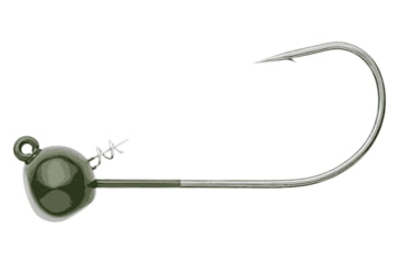 Image of Owner Hooks Stick Bait Shaky Head - Green Pumpkin, 6/0 - 1/2 oz., 4156GP-086