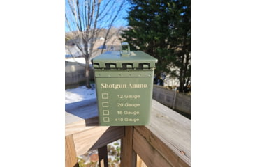 Image of Paladin Shot Gun Ammo Can, Green Metal, PE-AMMOCSH-2039