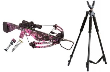 Image of Parker Ambusher Crossbow Pkg., Muddy Girl w/4X MR Scope, X311-MR W/ Vanguard Quest Tripod