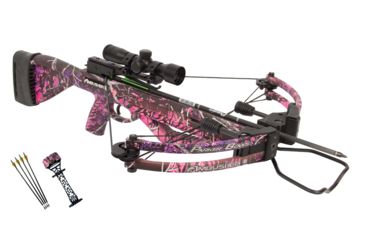 Image of Parker Bows Ambusher Pink w/ Pin Point Scope, Muddy Girl by Moonshine, 32.25 x 12.75 x 6.5 X311-PP
