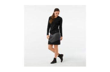 Image of Smartwool Parmalee Reversible Skirt-Women's, Medium Gray Heather, Extra Small, SW000311084-XS