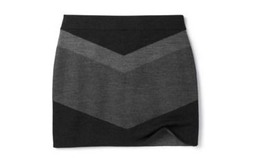 Image of Smartwool Parmalee Reversible Skirt-Women's, Medium Gray Heather, Extra Small, SW000311084-XS