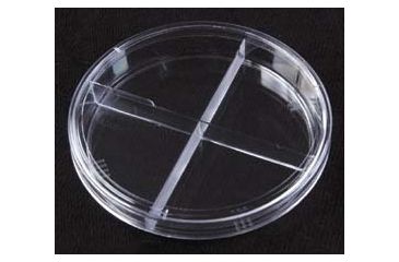Image of Parter Medical Petri Dishes, Segmented, Sterile 3562 Semi-Stackable Dishes I-Plate