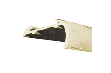 Image of Patrick Metals Insert Roof Edge With 0.749" Leg Length, Colonial White, 16ft, 164688