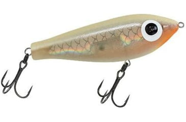 Image of Paul Brown Fat Boy Pro 3 1/2in, 7/8 oz., Bone Back/Silver Flat Insert/Bone Belly/Orange Throat, FBP-53