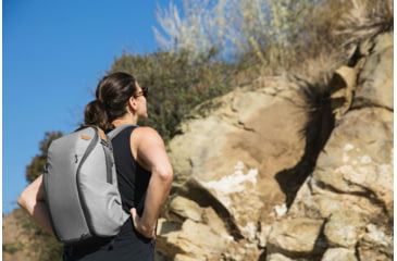Image of Peak Design Everyday Zip V2 Backpack, 15 Liters, Ash, BEDBZ-15-AS-3