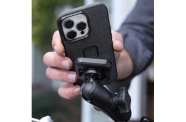 Image of Peak Design Locking Ball Mount Adapter, 1 in, Non-Charging, Black, M-MM-AD-BK-1