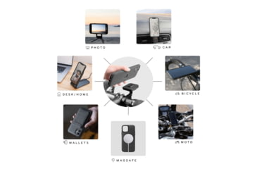 Image of Peak Design Mobile Everyday Fabric Case iPhone 15 Plus, Charcoal, M-MC-BJ-CH-1