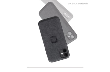 Image of Peak Design Mobile Everyday Fabric Case iPhone 15 Plus, Charcoal, M-MC-BJ-CH-1