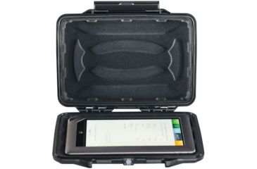 Image of Pelican 1055CC Hardback Case w/ Liner for E-Readers and 7in Tablets, Black 1055-003-110