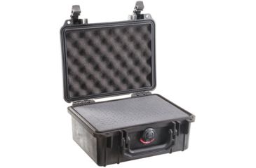 Image of Pelican 1150 Small Protector Case, Crushproof 8.49x5.99x3.75in Dry Box w/Foam, Black, 1150-000-110