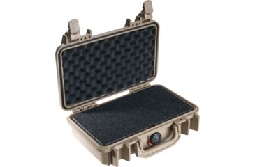 Image of Pelican 1170 Watertight Case w/Lid and Foam, Desert Tan 1170-000-190