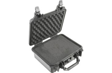 Image of Pelican 1200 Small Protector Waterproof 10.6x10x4.8in Case, Black w/ Foam