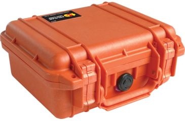 Image of Pelican 1200 Small Protector Waterproof 10.6x10x4.8in Case, Orange, No Foam