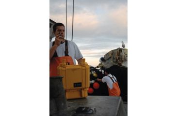 Image of Pelican 1200 Small Protector Waterproof 10.6x10x4.8in Case, Yellow, No Foam