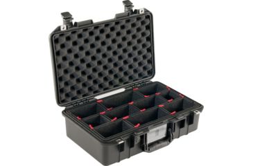 Image of Pelican 1485 Air Protector Case w/TrekPak Divider System, Black 014850-0050-110