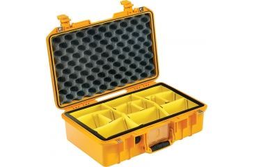Image of Pelican 1485 Air Protector Case, with Divider, Yellow, 014850-0040-240
