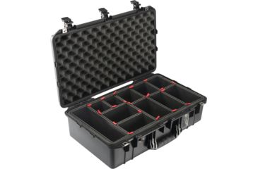 Image of Pelican 1555 Air Protector Case w/TrekPak Divider System, Black 015550-0050-110