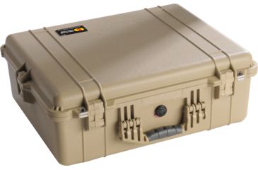 Image of Pelican 1600 Protector Pressurized 24x19x8in Case, Desert Tan w/Foam