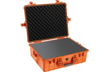 Image of Pelican 1600 Protector Pressurized 24x19x8in Case, Orange w/Foam 1600-000-150