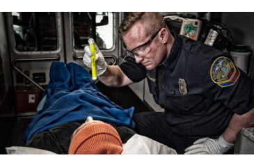 Image of Pelican 1975 Bracket Flashlight, AAA, White, 117 Lumens, Yellow, 1975