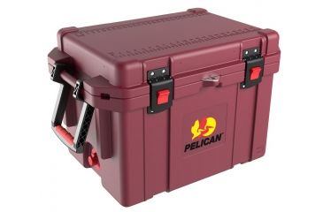 Image of Pelican 45Qt Elite Cooler,19x12x12in,Maroon 32-45Q-CC-MRN