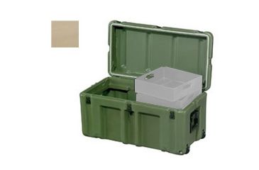 Image of Pelican 472-FTLK-LG Footlocker,29x14x15in,No Carton,Tan 472FTLKLG250NC