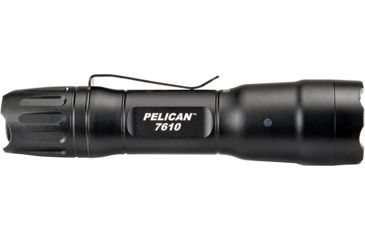 Image of Pelican 7610 Tactical Flashlight, 1 AA/2 CR123, Black, 5.44 in, 7610