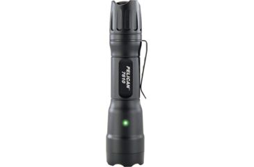 Image of Pelican 7610 Tactical Flashlight, 1 AA/2 CR123, Black, 5.44 in, 7610