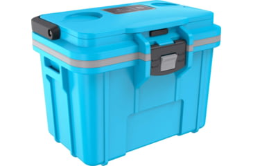 Image of Pelican 8QT Personal Cooler, Cool Blue/Gray, 8Q1CLBLUGRY