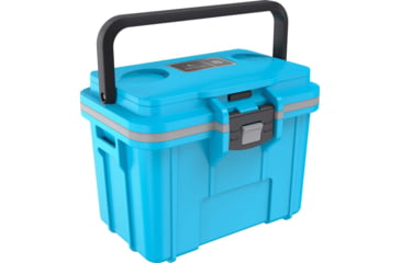 Image of Pelican 8QT Personal Cooler, Cool Blue/Gray, 8Q1CLBLUGRY