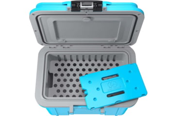 Image of Pelican 8QT Personal Cooler, Cool Blue/Gray, 8Q1CLBLUGRY