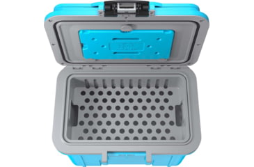 Image of Pelican 8QT Personal Cooler, Cool Blue/Gray, 8Q1CLBLUGRY