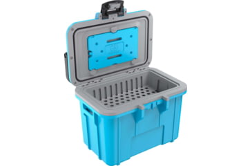 Image of Pelican 8QT Personal Cooler, Cool Blue/Gray, 8Q1CLBLUGRY
