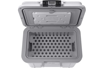 Image of Pelican 8QT Personal Cooler, Dark White/Gray, 8Q1WHTGRY